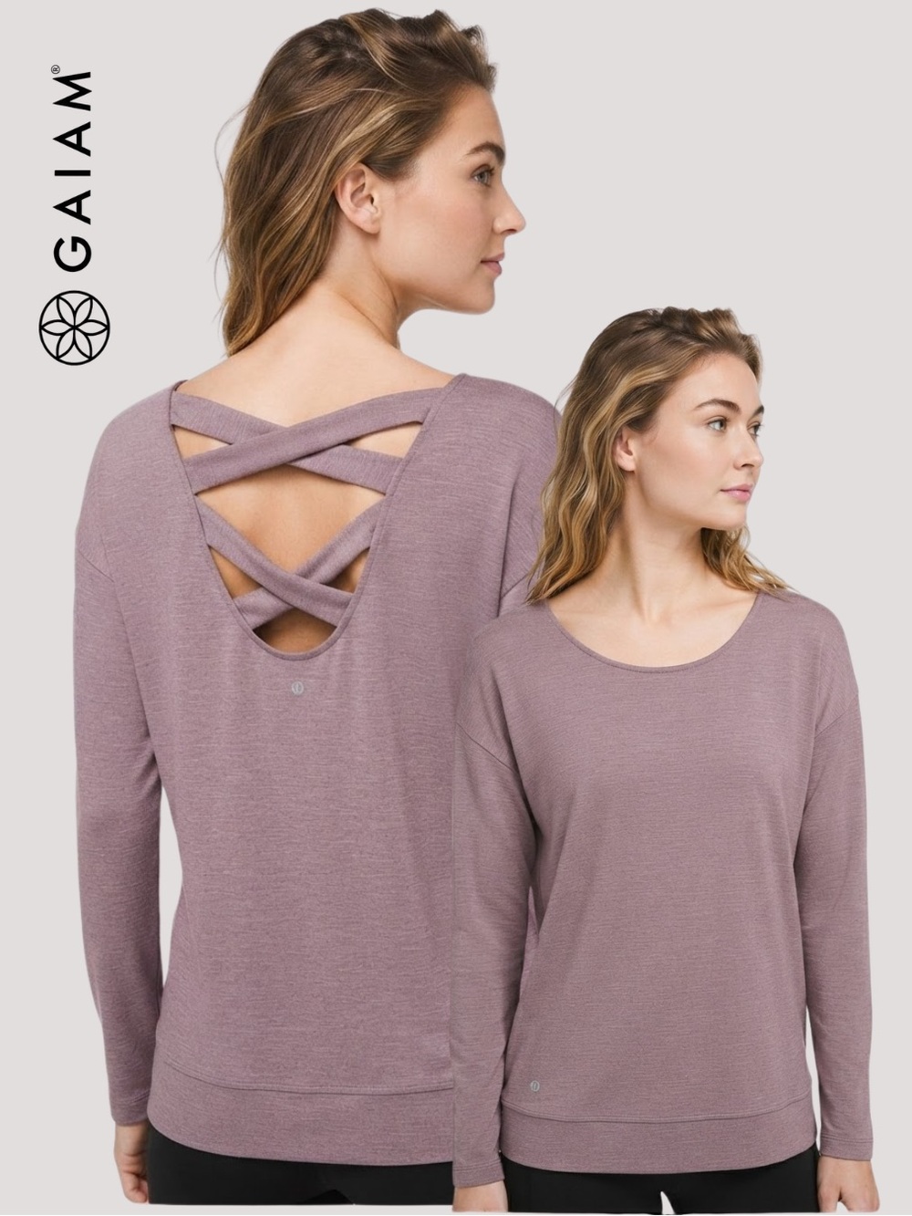 ♠️ Long Sleeves • Great
Gaiam • Activewear Criss-Cross Back Lightweight Shirt